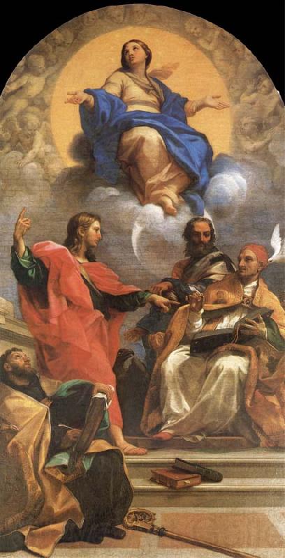 Maratta, Carlo The Immaculate one Concepcion Second half of the 17th century Spain oil painting art